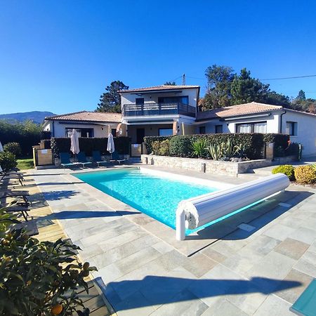 Cote Et Mer - Appartement Haut Standing Dans Villa Avec Piscine Et Vue Mer Taglio-Isolaccio Exterior photo
