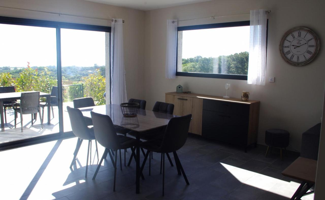 Cote Et Mer - Appartement Haut Standing Dans Villa Avec Piscine Et Vue Mer Taglio-Isolaccio Exterior photo