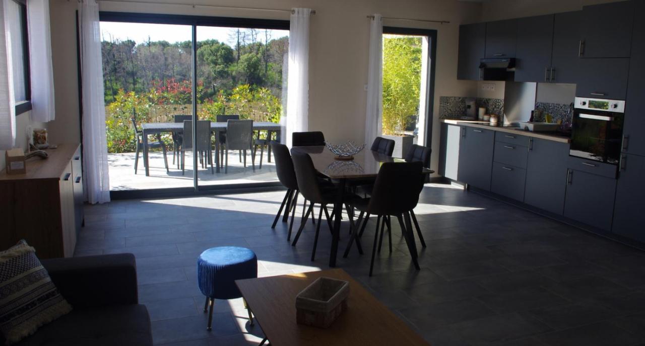 Cote Et Mer - Appartement Haut Standing Dans Villa Avec Piscine Et Vue Mer Taglio-Isolaccio Exterior photo
