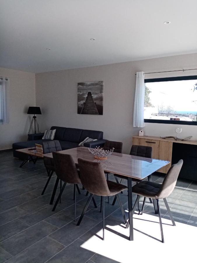 Cote Et Mer - Appartement Haut Standing Dans Villa Avec Piscine Et Vue Mer Taglio-Isolaccio Exterior photo